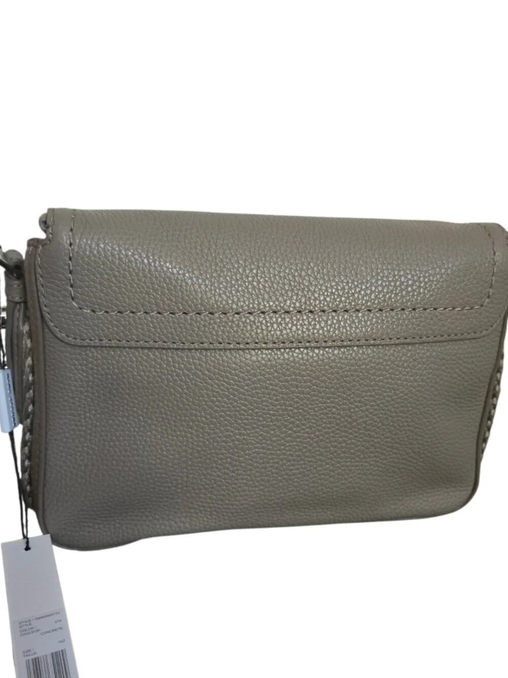 NWT Marc Jacobs Leather Groove Messenger - Concrete - Picture 2 of 6